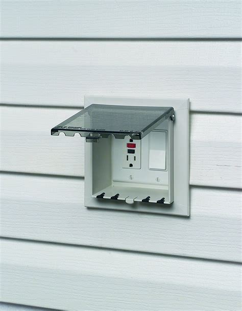 exterior plastic electrical boxes|outdoor electrical outlet box enclosure.